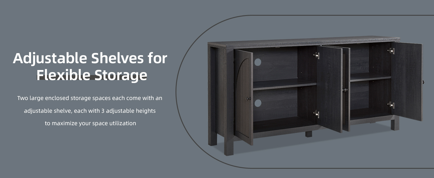 buffet cabinet with storage