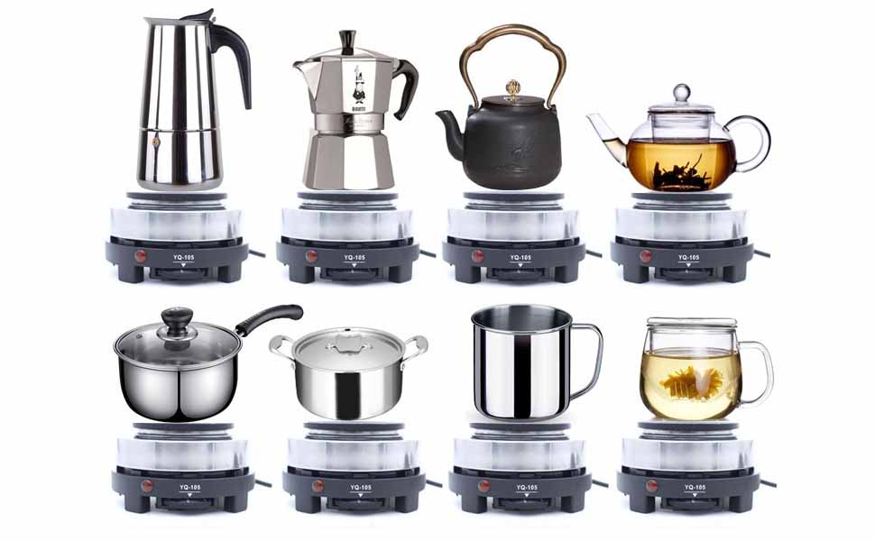 Electric Stove Burner, 500W 5.6 Inch Portable Mini Hot