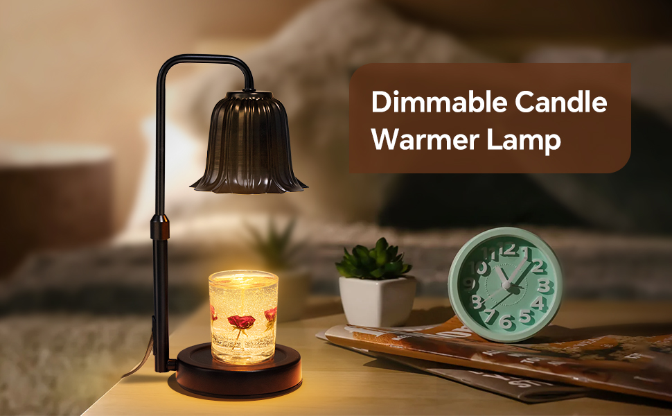 FullyCare Candle Warmer Lamp with Timer Electric Candle