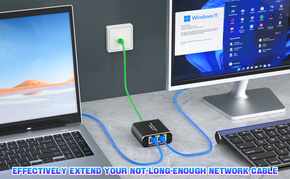 Splitter High Speed 1 to 2, RJ45 1000Mbps