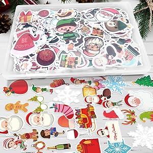 christmas stickers for kids bulk