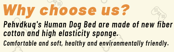 Human Dog Bed foldable