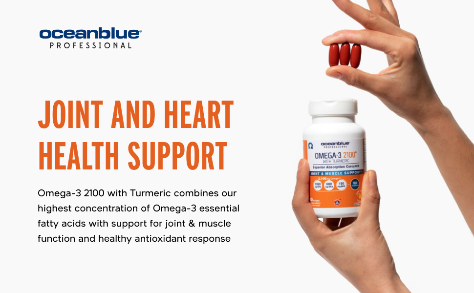 Oceanblue Professional Omega3 2100 with Turmeric 60