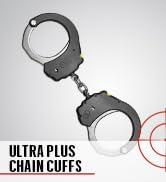 ASP Ultra Double-Locking Chain Handcuffs, Forged Aluminum Restraints, Professional Cuffs for Tact...