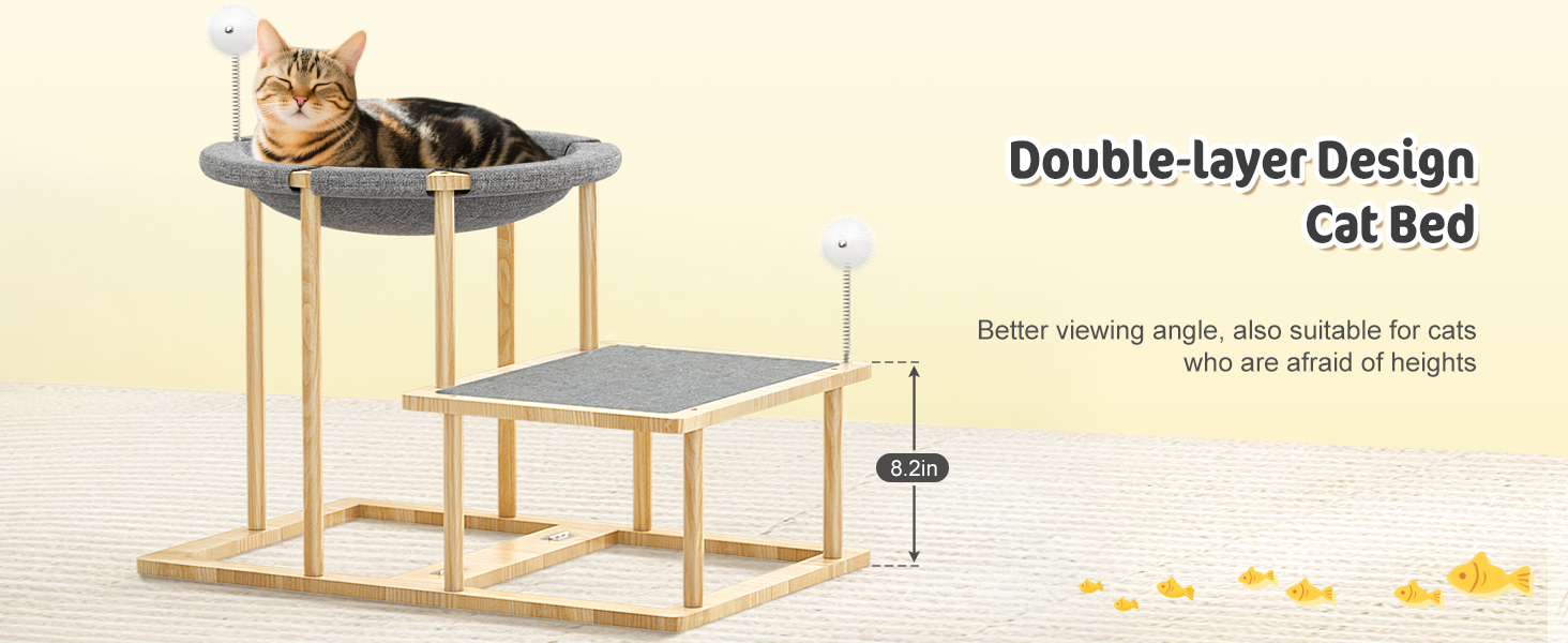 cat hammock, elevated cat bed