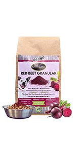 olewo dog food carrots beet root dehydrated natural diarrhea digestion