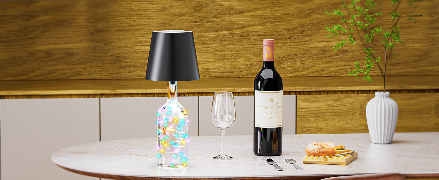 bottle lamp shade