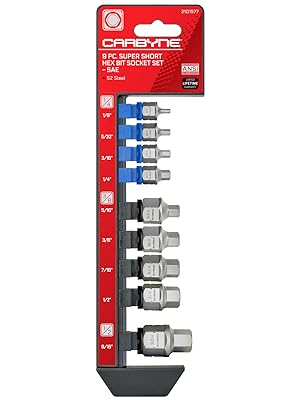 Amazon.com: CARBYNE 9-Piece SAE Super Short Low Profile Hex