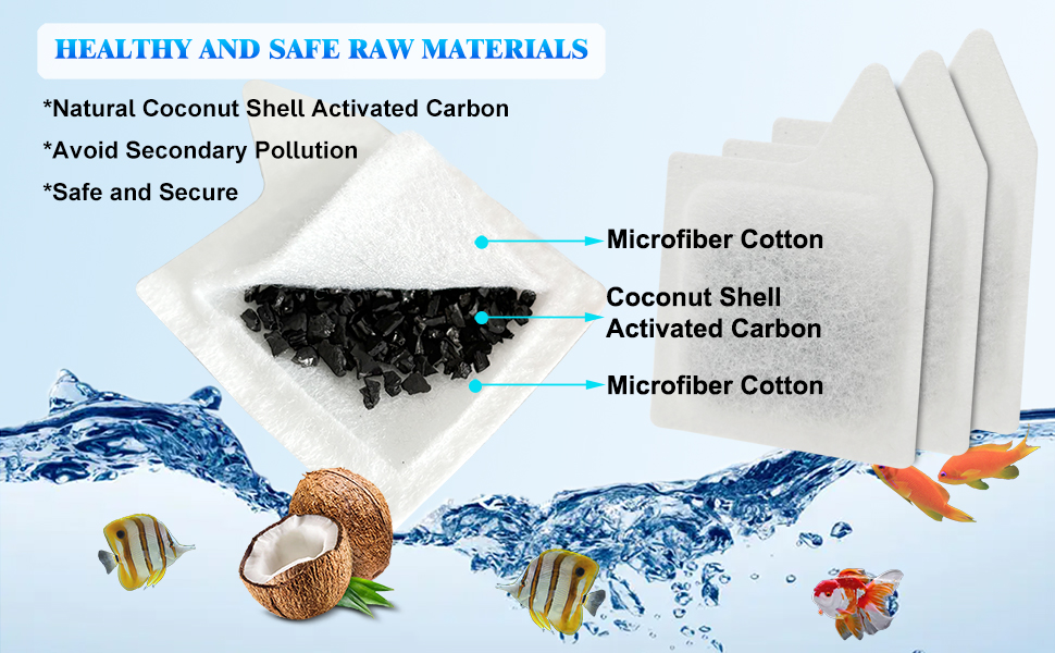 12 Pack Replacement Filter Cartridges XS for Tetra Whisper Extra Small Fish Tanks Filter