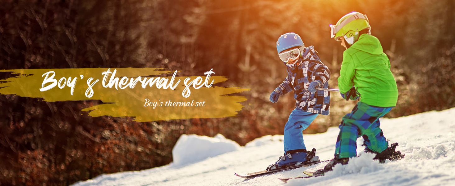 Boy's thermal underwear set