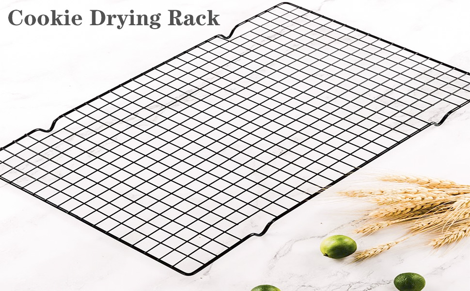 QISF Cooling Rack for Baking,2 Pack Stainless Steel Wire Tray for Cake