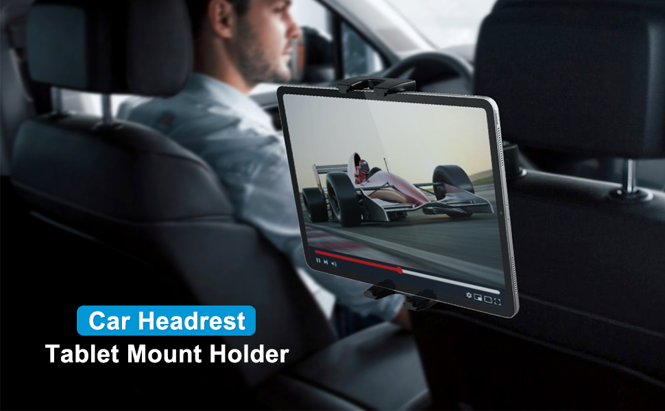 Car Headrest Tablet Mount Holder