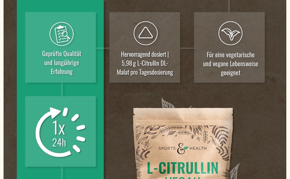 L-Citrullin Malat Pulver Vegan 