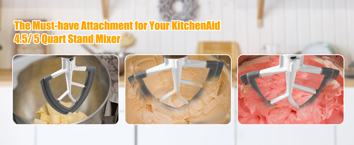 4.55 Quart Flex Edge Beater for KitchenAid TiltHead Stand