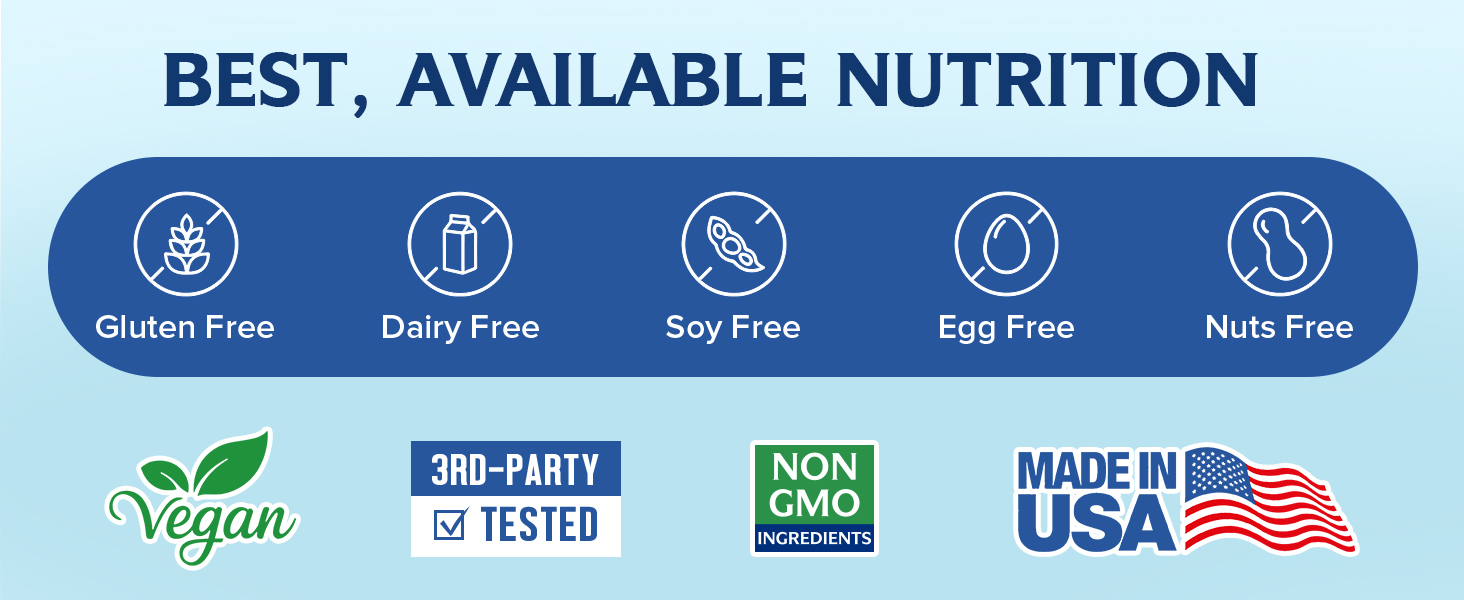 Innate Vitality L-Theanine is Gluten Free, Vegan, Non-GMO, Made in USA.