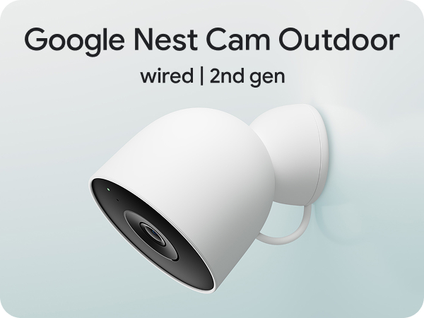 Amazon.com: Google Nest Cam Outdoor (Wired, 2nd Gen) - Security