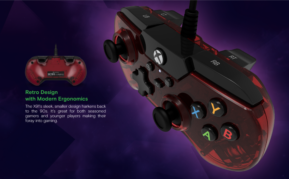 Amazon.com: Hyperkin X91 Ice Wired Controller for Xbox