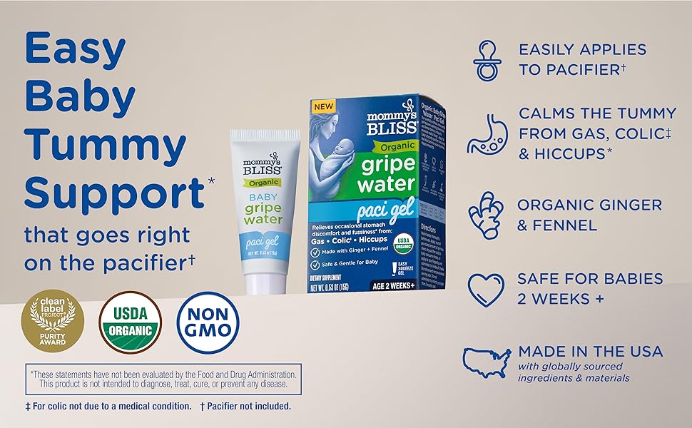 baby gas colic hiccups pacifier