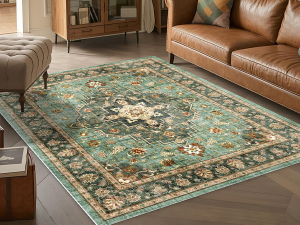 110×210 \"Green Emerald” ViNTAGE RUG 110×210 