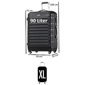 Zelsius Reisekoffer Set 4 Stück | ABS mit Zahlenschloss, 4 Rollen und Innen Trennwand |ideal für Familien | für_handgep 51b8944a Ffcd 4ab2 801a 8fc305b2fe0a. CR1,0,1999,1999 PT0 SX300 V1
