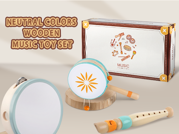 neutral colors musical toys
