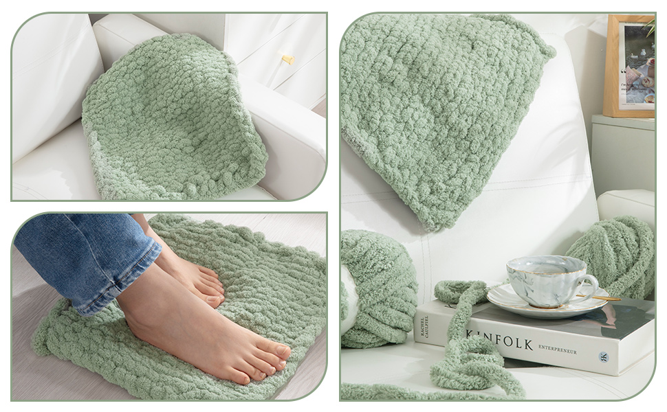 HOMBYS Super Bulky Big Yarn for Chunky Blanket, Fluffy Soft Jumbo Yarn with Circular Needle & Crochet Hook
| HOMBYS 51bd56d3 D5c6 4bc5 8cc2 766420317d73. CR0,0,970,600 PT0 SX970 V1