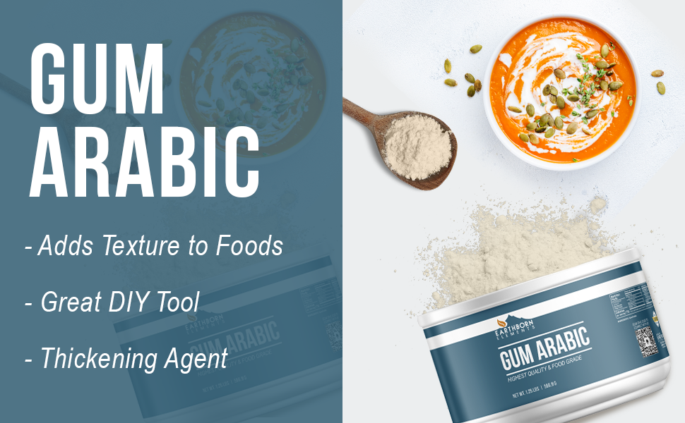 Earthborn Elements Gum Arabic (1.25 lb), Acacia, Multitude