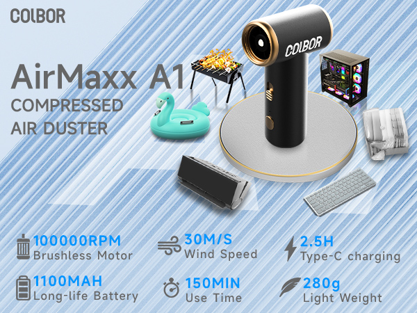 扇風機・サーキュレーター COLBOR AirMaxx A1 Mini Jet Fan COLBOR AirMaxx A1 | COLBOR