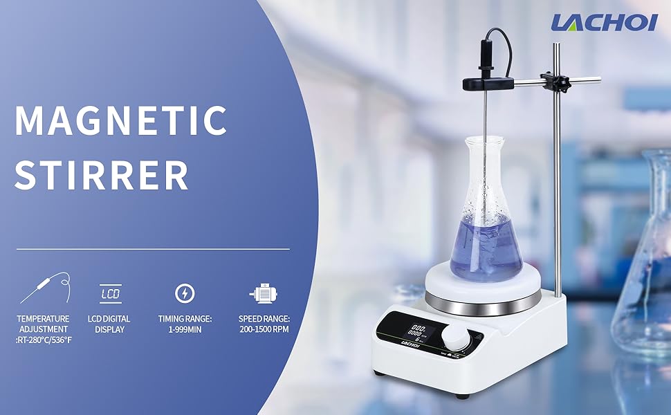 LACHOI Digital Hotplate Stirrer 280℃/536℉ Hot Plate