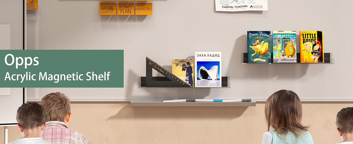 acrylic magnetic shelf