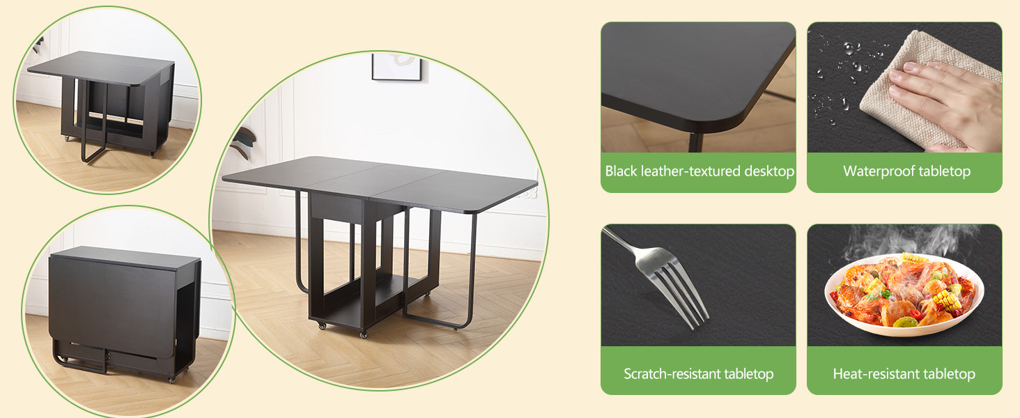 folding kitchen table