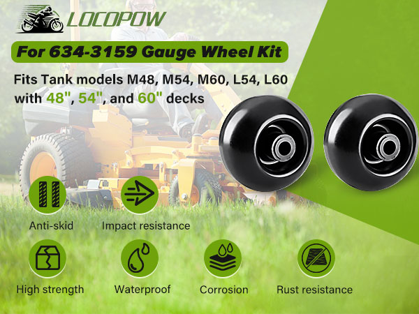 Orbit デック v1 Amazon.com: LOCOPOW Mower Deck Wheels for Cub Cadet Z-Force