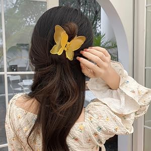 Butterfly Hair Claw Clip
