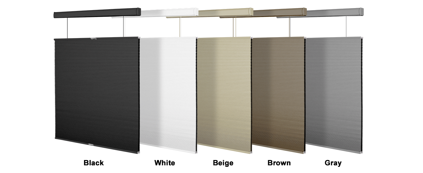 Berissa Blackout Door Blinds,Top Down Bottom Up Cellular