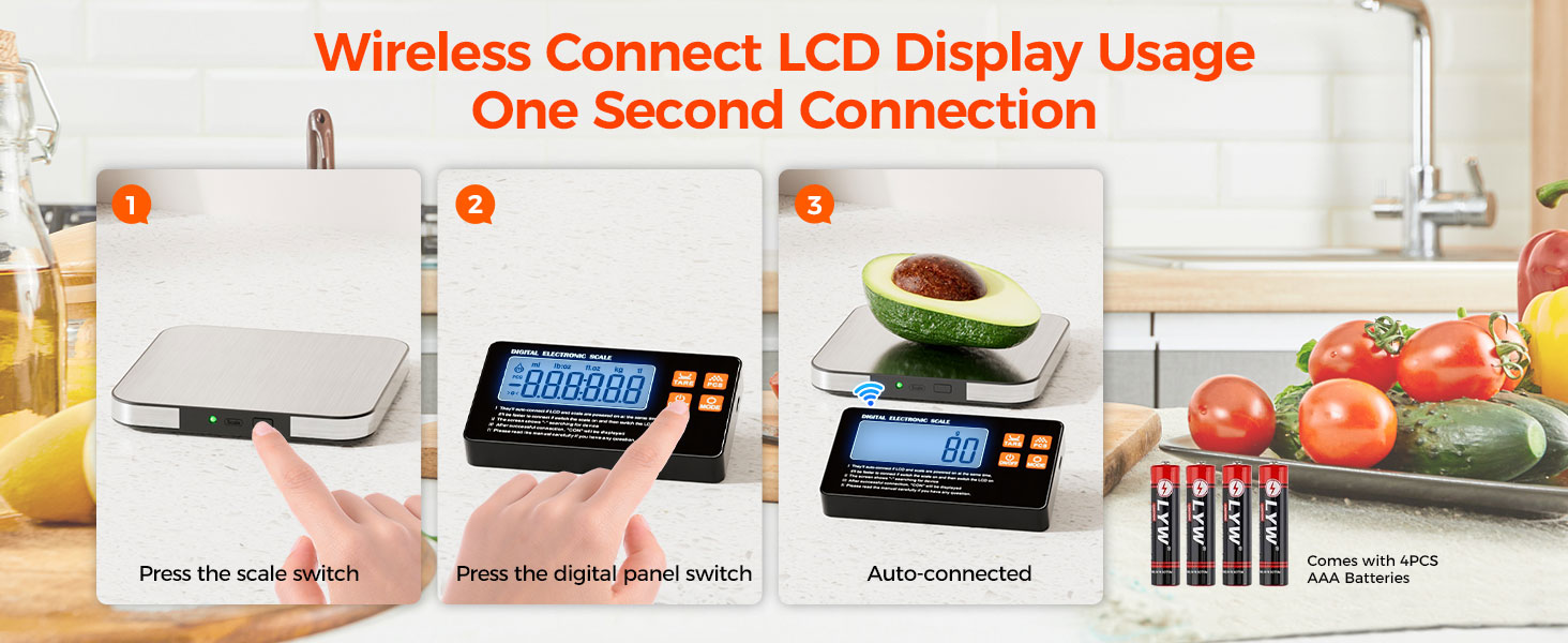 food scale connect wireless