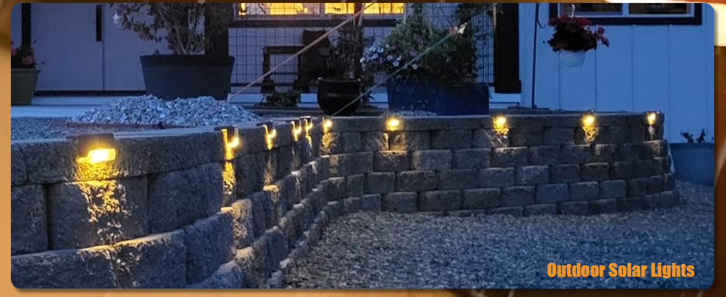 outdoor stair lights solar powered fence solar lights outdoor waterproof