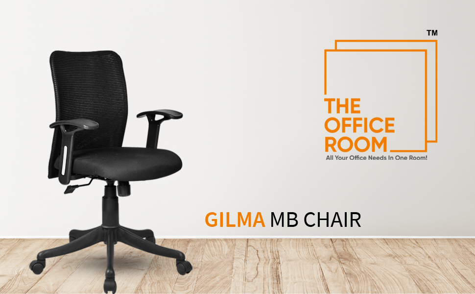 The Office Room™ Gilma Medium Back Executive Office Chair Fixed