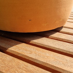 pot on decking