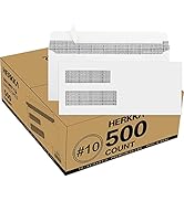 500#10 Double Window Security Business Mailing Envelopes - Perfect Size for Multiple Business Sta...