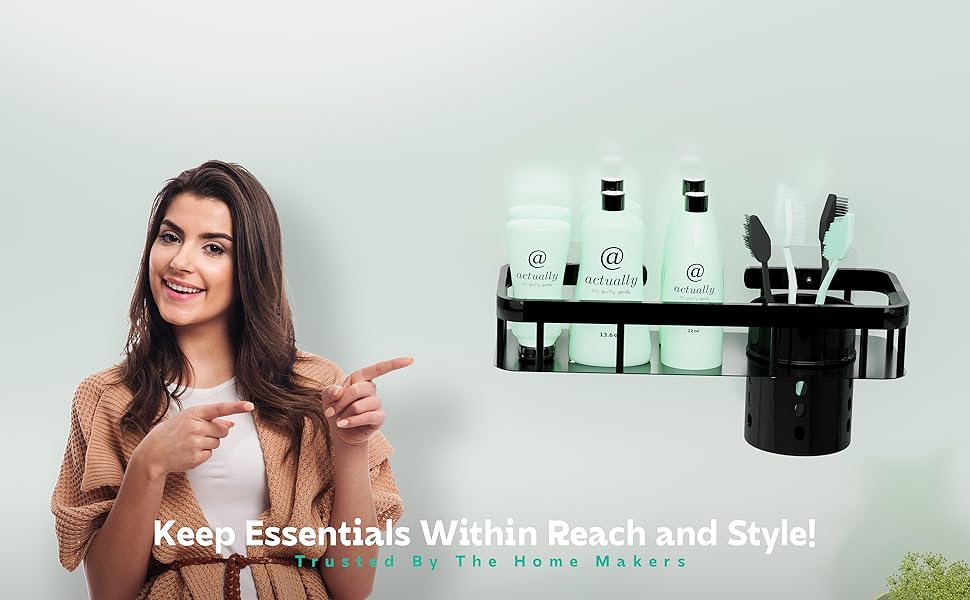 bathroom hanging shelf