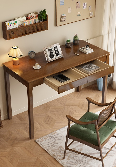 wooden desk