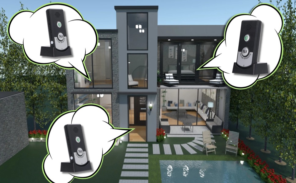 Amazon.com: Intercom System for Home, 2 Way Voice Intercom Wireless ...