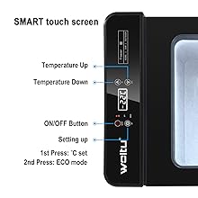 WOLTU 60L Frigorifero Portatile Mini Frigo Per Auto 12V220V Piccolo Da Campeggio 17 a