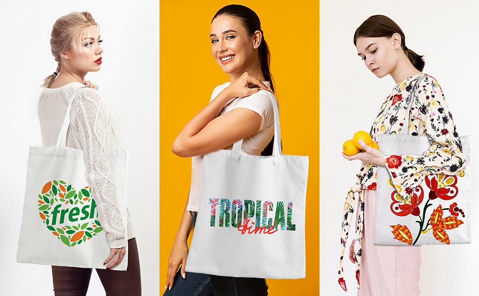 Sublimation tote bags blank