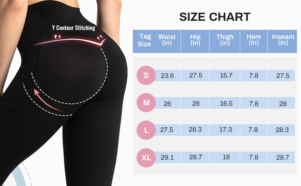 Women's High Waisted Yoga Leggings with Pocket