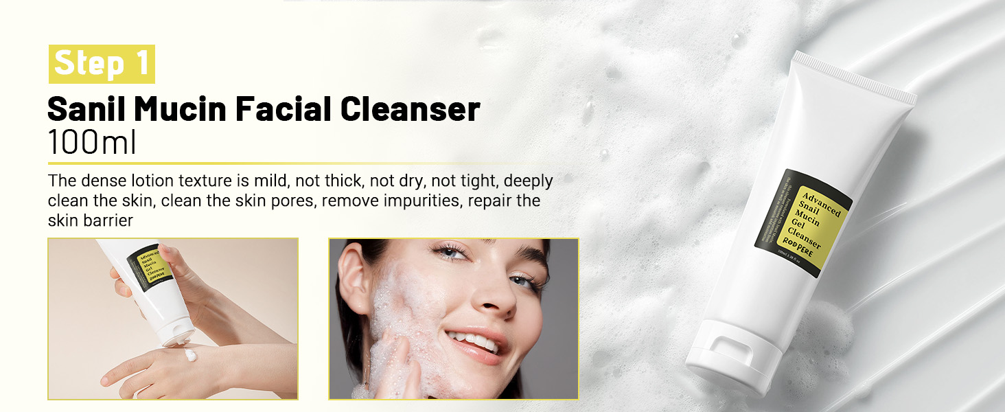 snail mucin skin care set