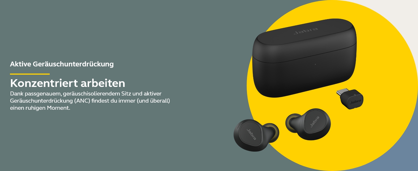 Jabra Evolve2 Buds True Wireless InEarBluetooth mit aktiver