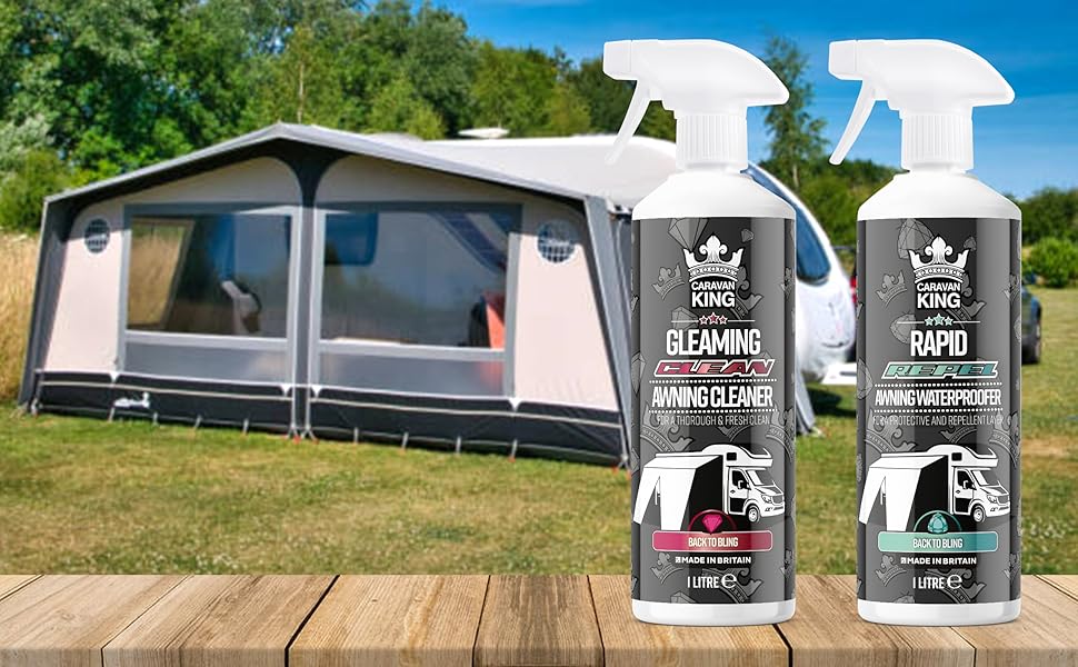 Caravan King Awning & Canopy Cleaner and Waterproofer Spray Care