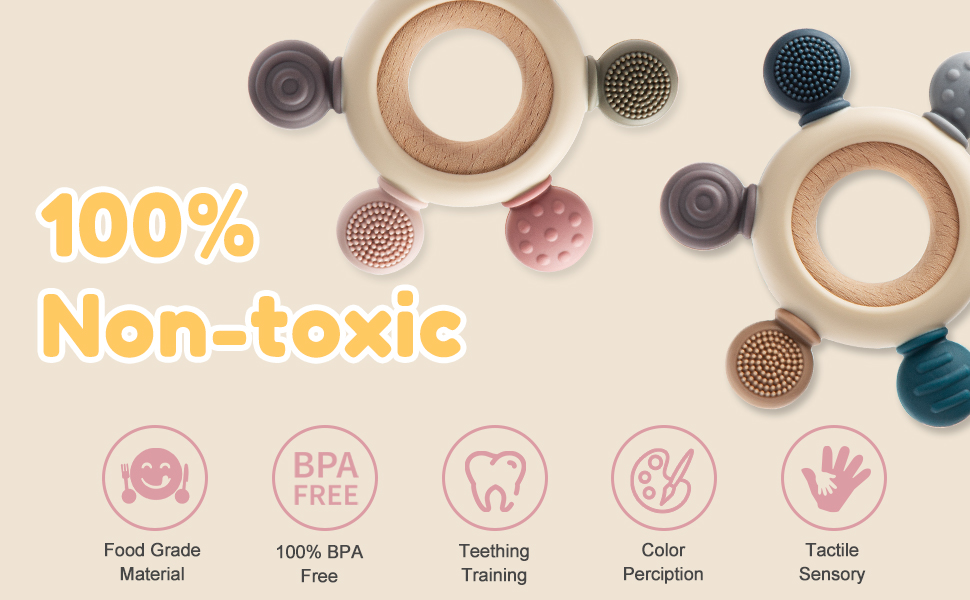 baby teethers 0-6 months