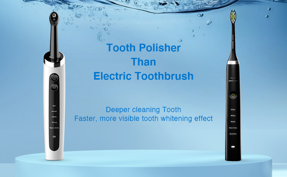 Electric Tooth Polisher, Multifunctional Replacement Head